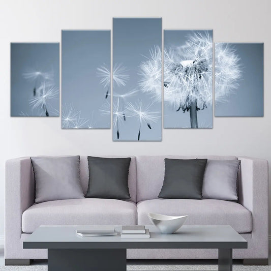 Flying Dandelion Wall Art Canvas Print-Stunning Canvas Prints