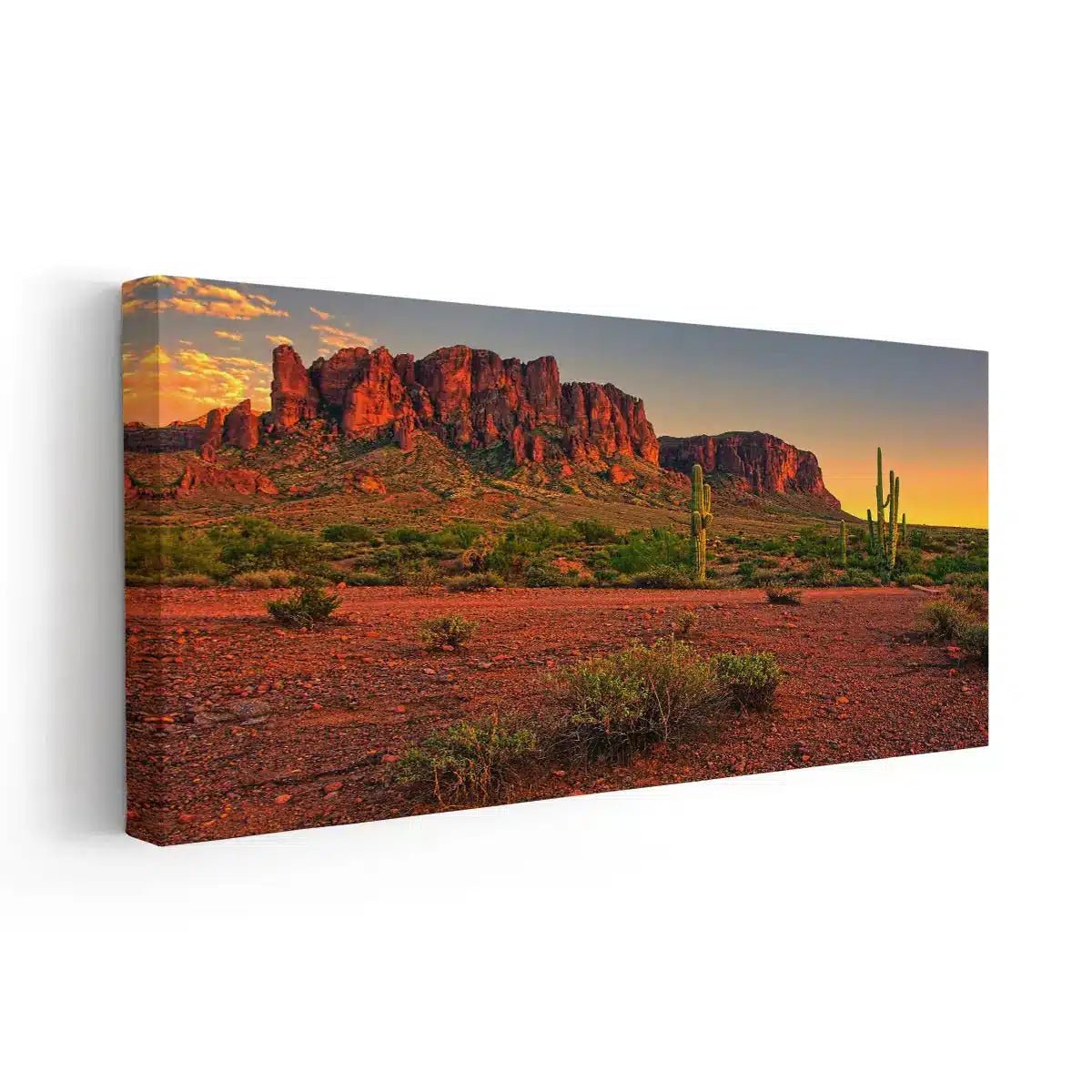 Desert Sunset Landscape Wall Art Canvas-Stunning Canvas Prints