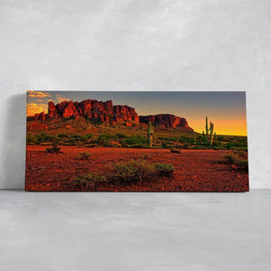 Desert Sunset Landscape Wall Art Canvas-Stunning Canvas Prints