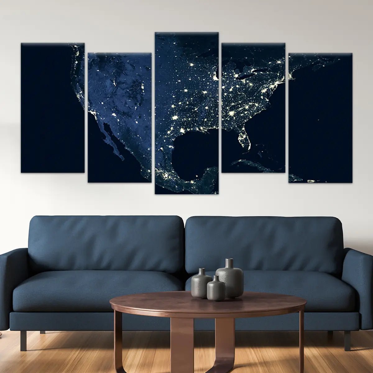 America Map Wall Art Canvas Print-Stunning Canvas Prints