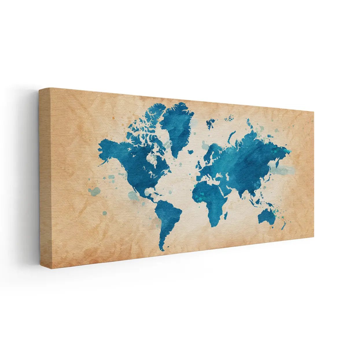 World Travel Map Wall Art Canvas Print-Stunning Canvas Prints