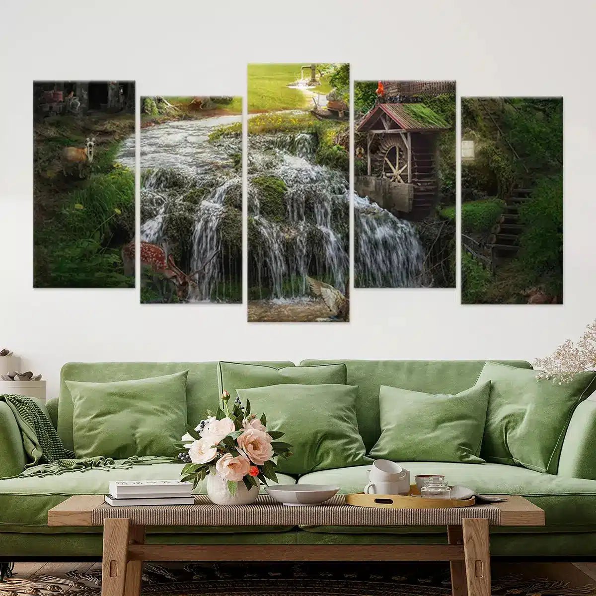 Enchanted Waterfall Wall Art Canvas-Stunning Canvas Prints