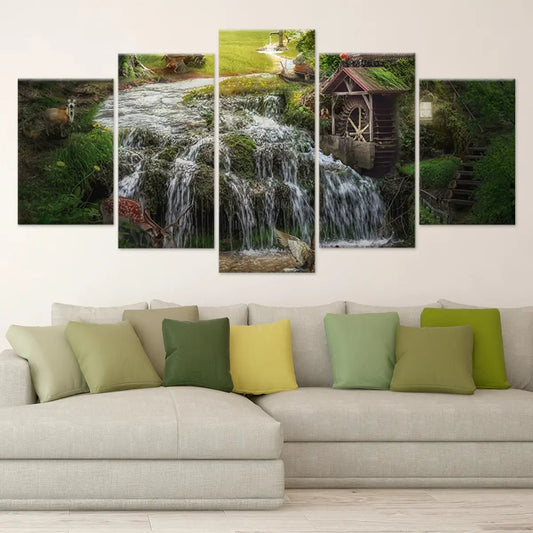 Enchanted Waterfall Wall Art Canvas-Stunning Canvas Prints