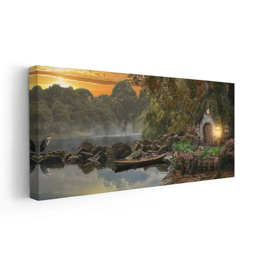 Fairy Tale Cottage Wall Art Canvas-Stunning Canvas Prints