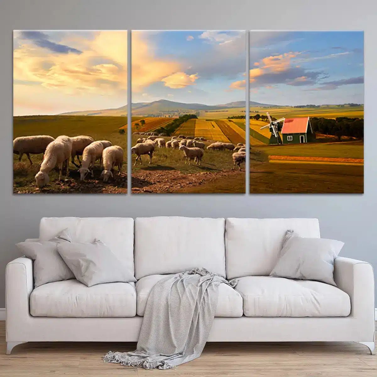 Farmhouse Landscape Wall Art Canvas-Stunning Canvas Prints