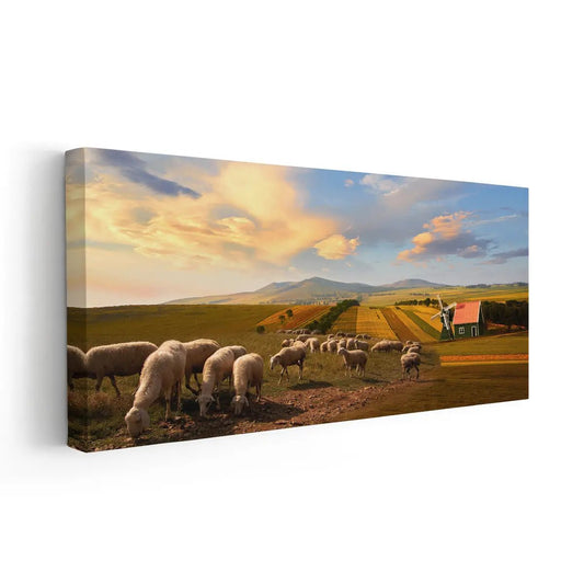 Farmhouse Landscape Wall Art Canvas-Stunning Canvas Prints