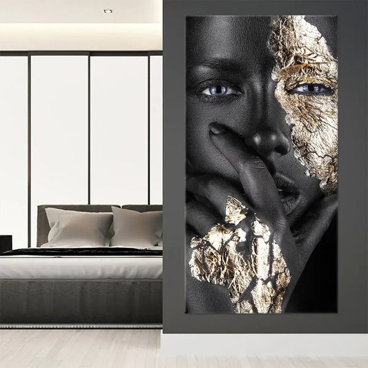 Metallic Make Up Wall Art Canvas Print-Stunning Canvas Prints