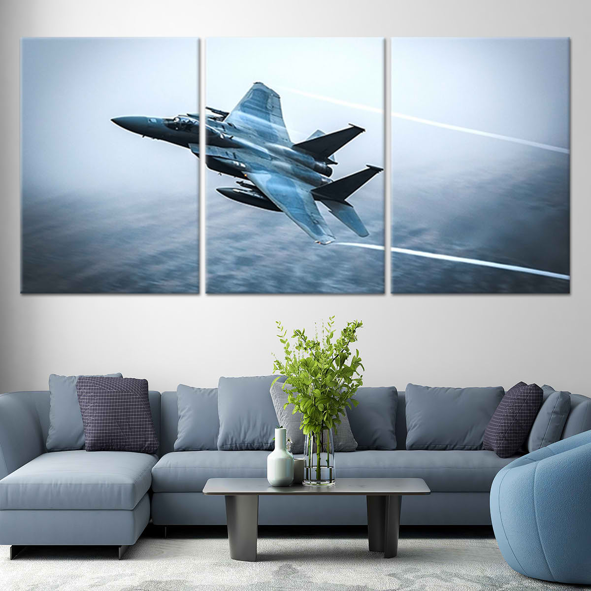 F-15 Fighter Jet Wall Art Canvas Print-Stunning Canvas Prints