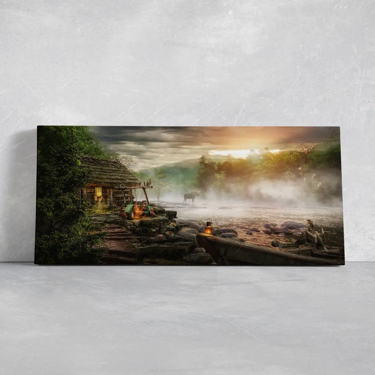 Woodland Cabin Wall Art Canvas-Stunning Canvas Prints