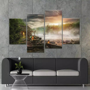 Woodland Cabin Wall Art Canvas-Stunning Canvas Prints