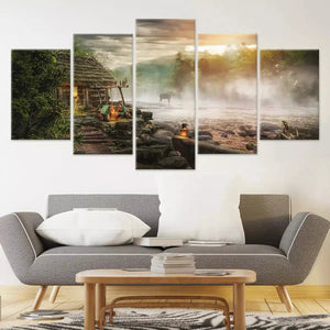 Woodland Cabin Wall Art Canvas-Stunning Canvas Prints