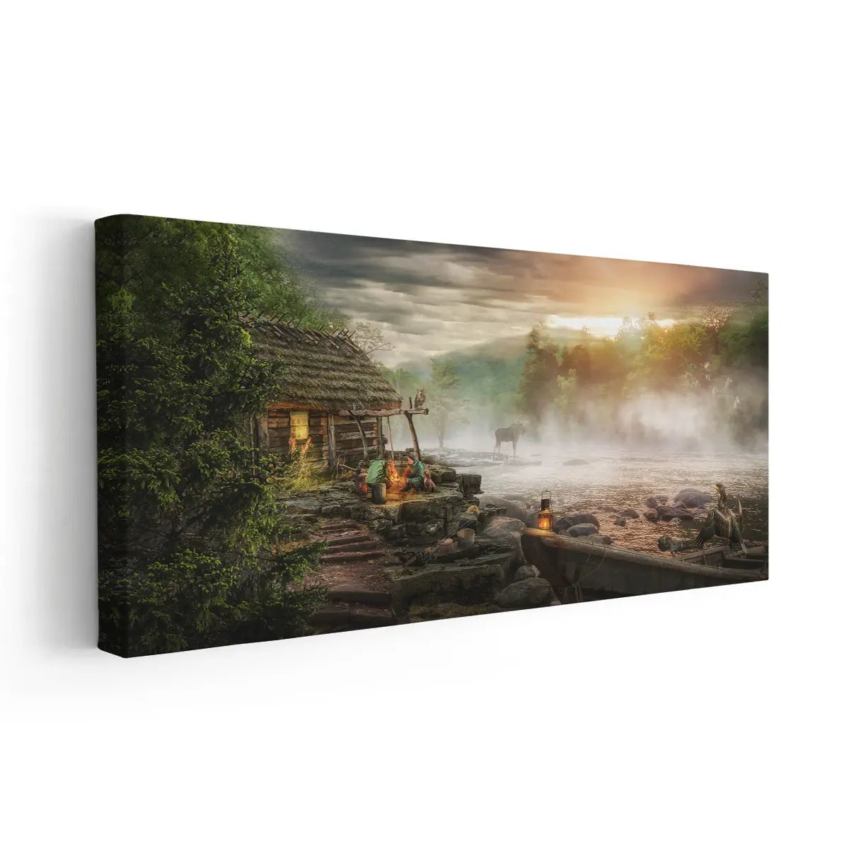 Woodland Cabin Wall Art Canvas-Stunning Canvas Prints