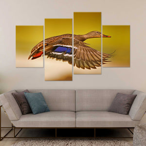 Flying Duck Wall Art Canvas-Stunning Canvas Prints