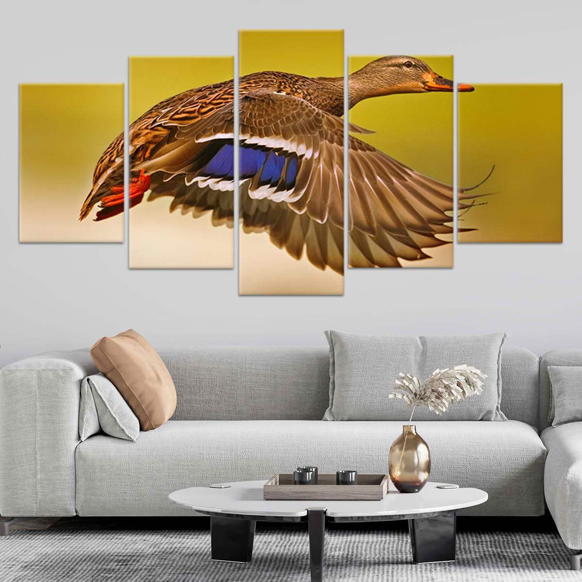 Flying Duck Wall Art Canvas-Stunning Canvas Prints