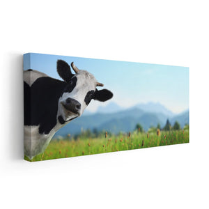 Funny Cow Wall Art Canvas-Stunning Canvas Prints