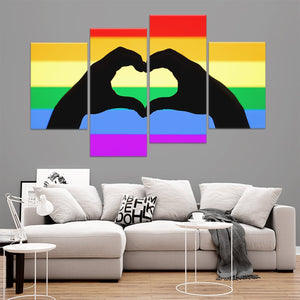 Gay Pride Flag Wall Art Canvas Print-Stunning Canvas Prints