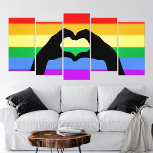 Gay Pride Flag Wall Art Canvas Print-Stunning Canvas Prints