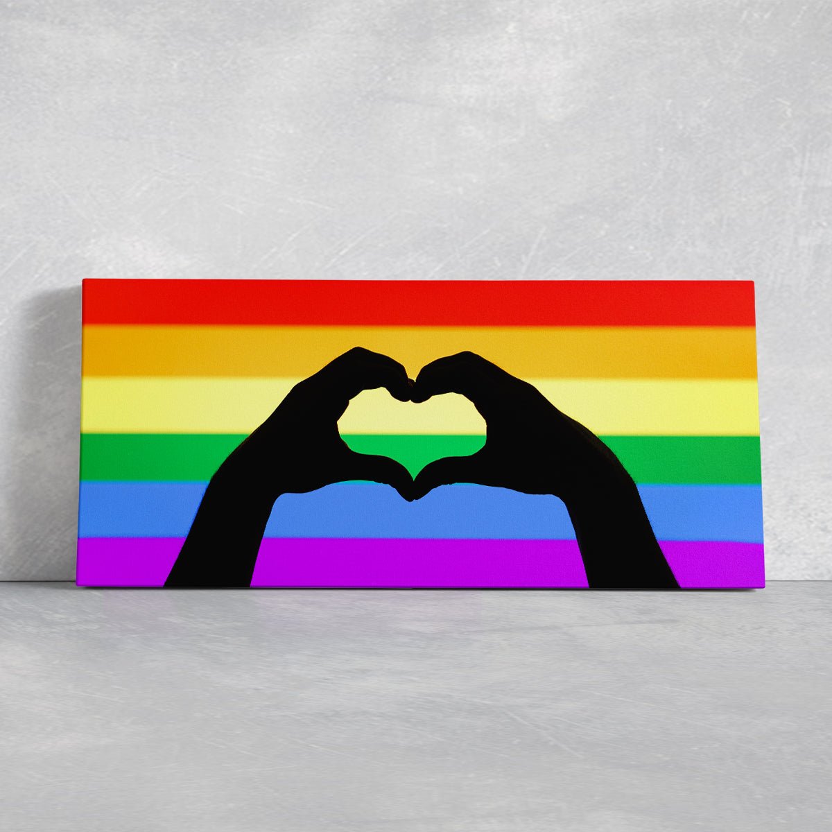 Gay Pride Flag Wall Art Canvas Print-Stunning Canvas Prints