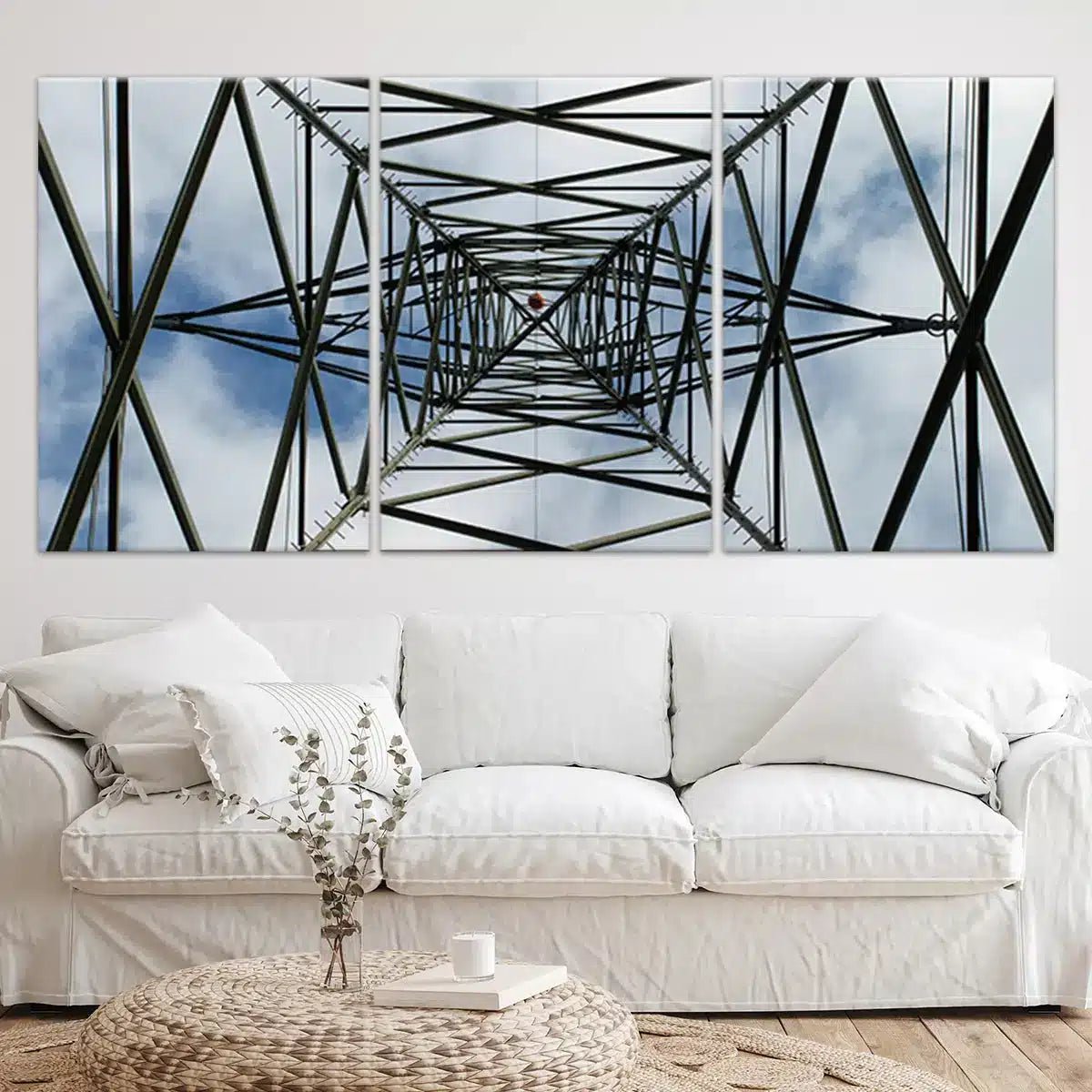 Geometric Industrial Wall Art Canvas Print-Stunning Canvas Prints