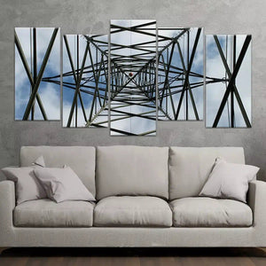 Geometric Industrial Wall Art Canvas Print-Stunning Canvas Prints