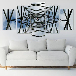 Geometric Industrial Wall Art Canvas Print-Stunning Canvas Prints