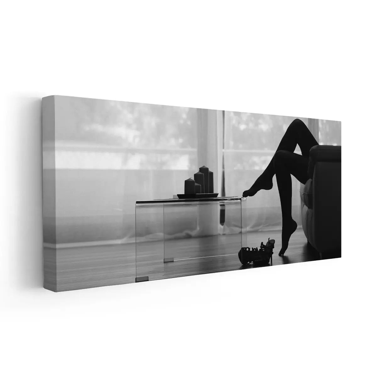 Female Legs Silhouette Wall Art-Stunning Canvas Prints