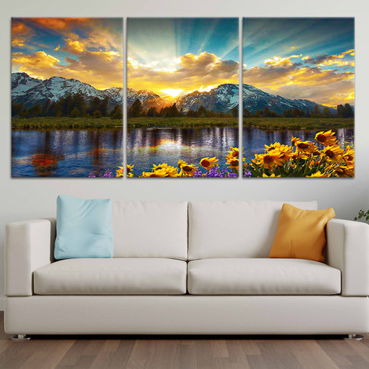 Majestic Grand Teton Wall Art Canvas-Stunning Canvas Prints