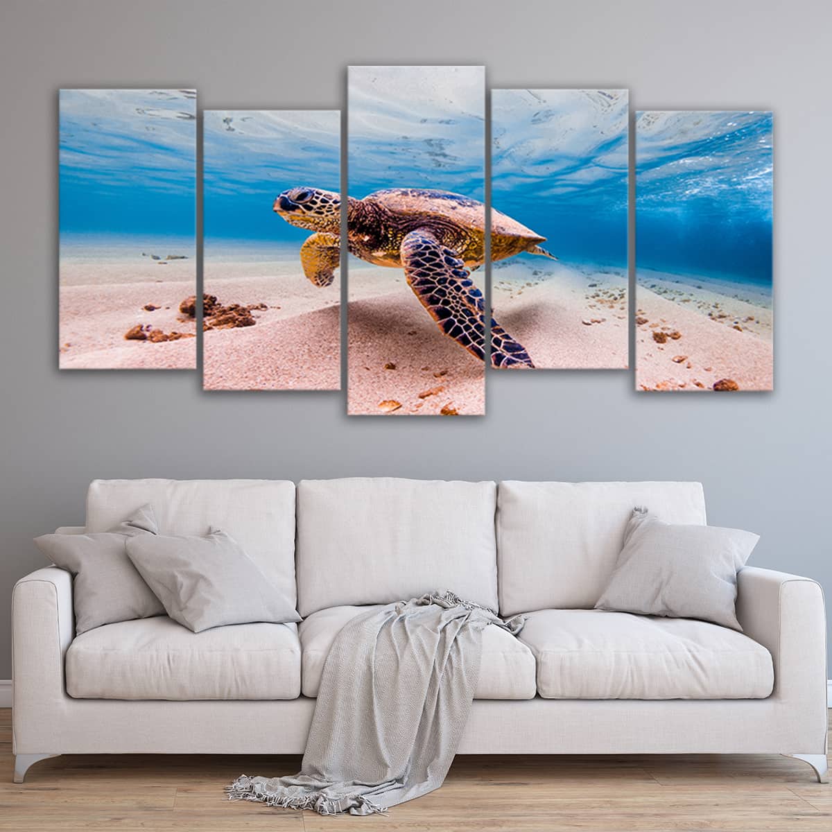 Hawaiian Turtle Wall Art Canvas-Stunning Canvas Prints