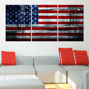 US Flag Wall Art Canvas Print-Stunning Canvas Prints