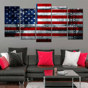 US Flag Wall Art Canvas Print-Stunning Canvas Prints