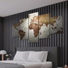 Large Grunge World Map Wall Art Canvas Print-Stunning Canvas Prints