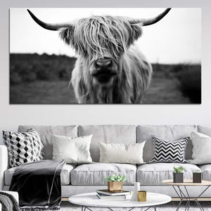 Extra Large Highland Cow Wall Art For Bedroom Wall-Stunning Canvas Prints