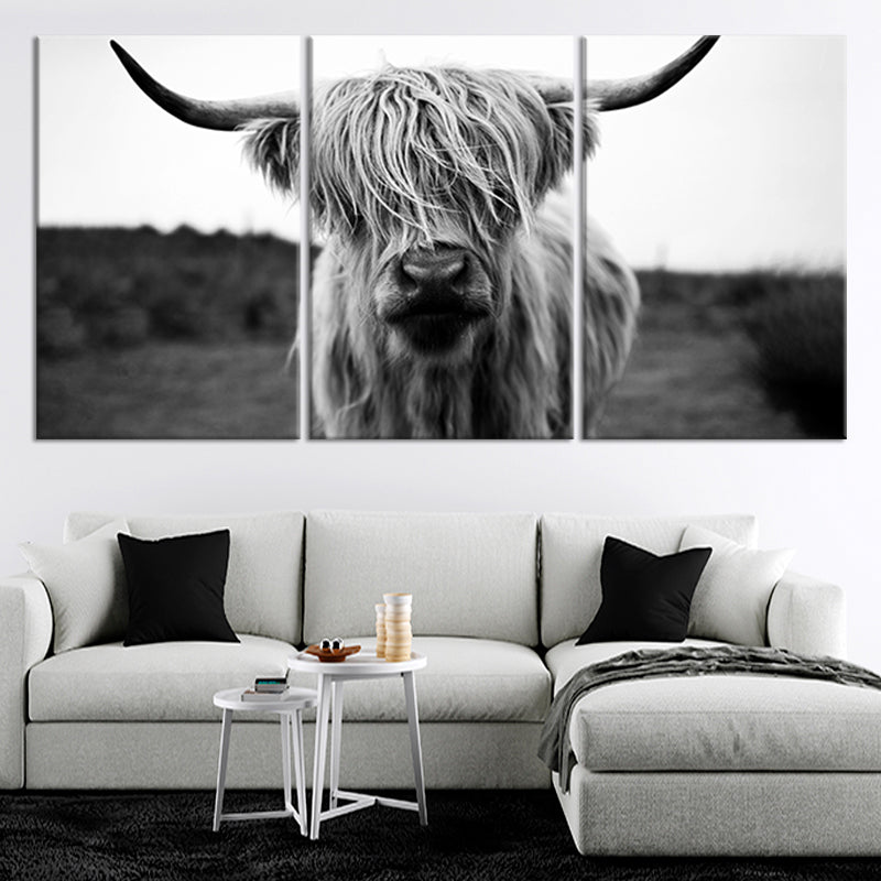 Extra Large Highland Cow Wall Art For Bedroom Wall-Stunning Canvas Prints