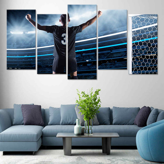 Soccer Player Wall Art Canvas Print-Stunning Canvas Prints