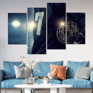 Hockey Player Wall Art Canvas Print-Stunning Canvas Prints