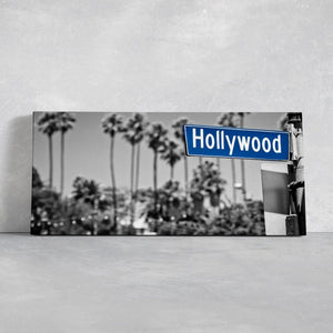 Hollywood Street Sign Wall Art Canvas-Stunning Canvas Prints