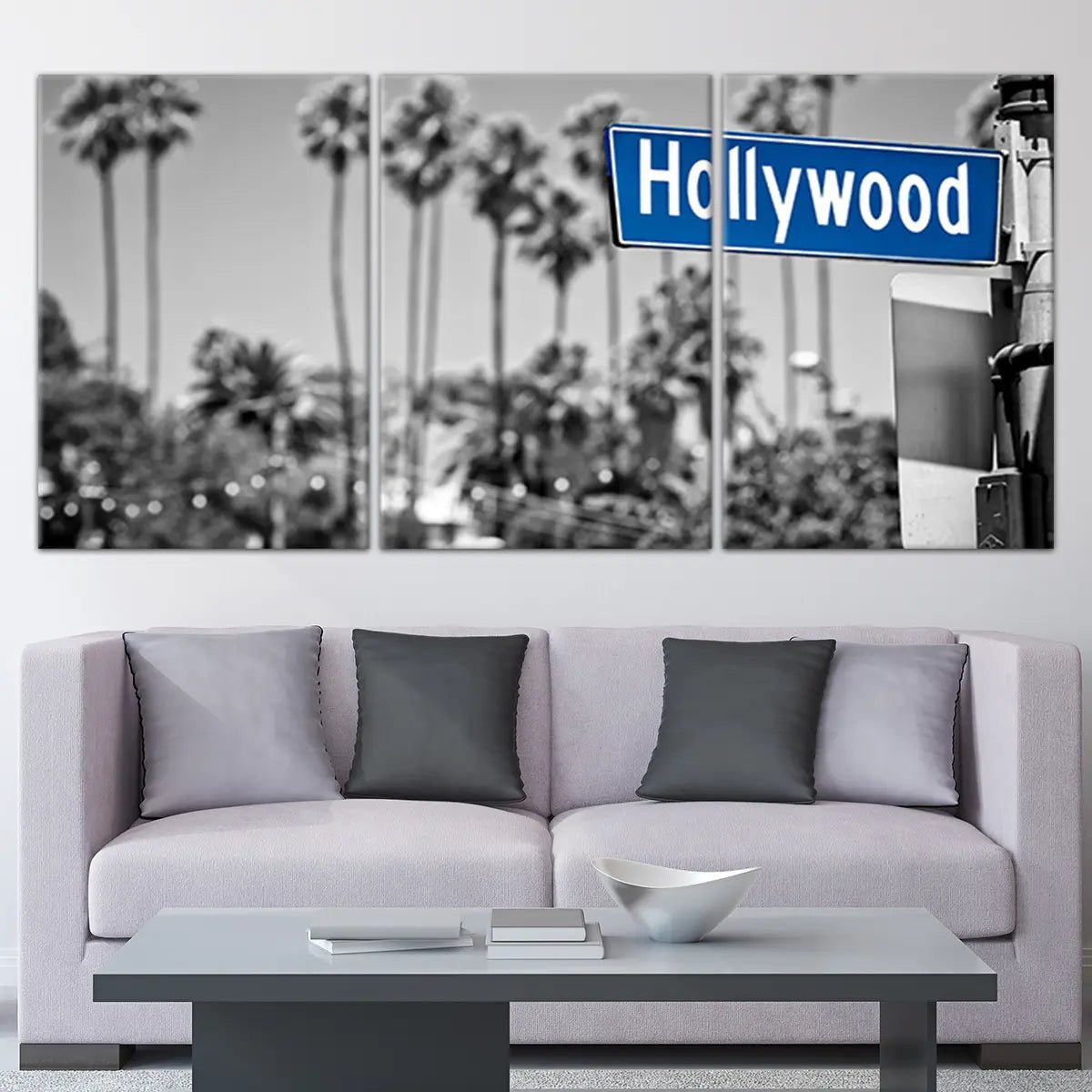 Hollywood Street Sign Wall Art Canvas-Stunning Canvas Prints