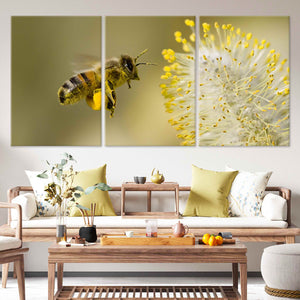 Honey Bee Wall Art Canvas-Stunning Canvas Prints