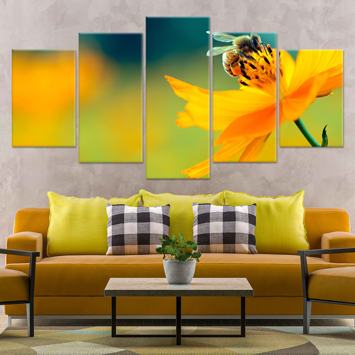 Working Honey Bee Wall Art Canvas-Stunning Canvas Prints