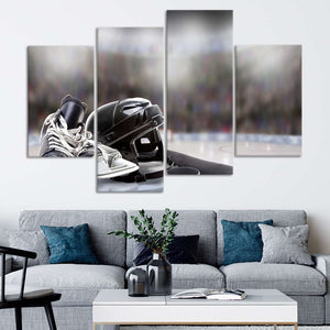 Ice Hockey Essentials Wall Art Canvas Print-Stunning Canvas Prints