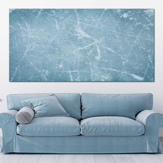 Ice Hockey Rink Wall Art Canvas Print-Stunning Canvas Prints