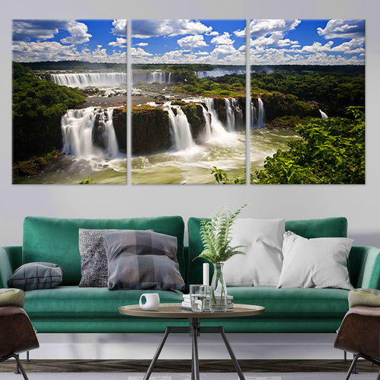 Iguazu Waterfalls Wall Art Canvas-Stunning Canvas Prints