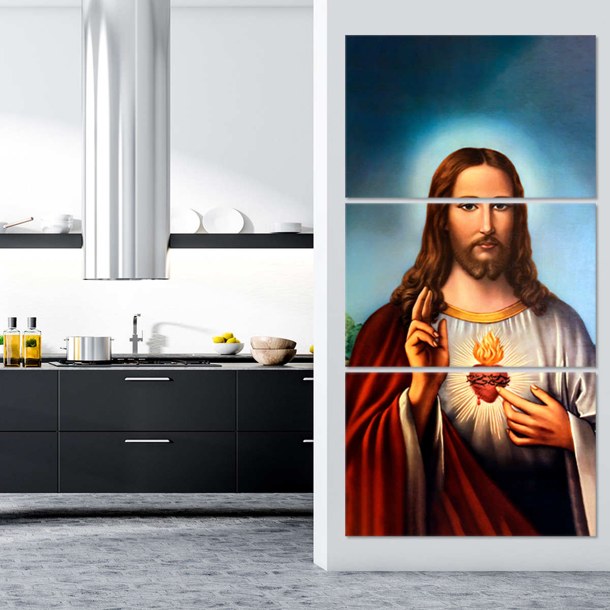 Sacred Heart Of Jesus Wall Art Canvas Print-Stunning Canvas Prints