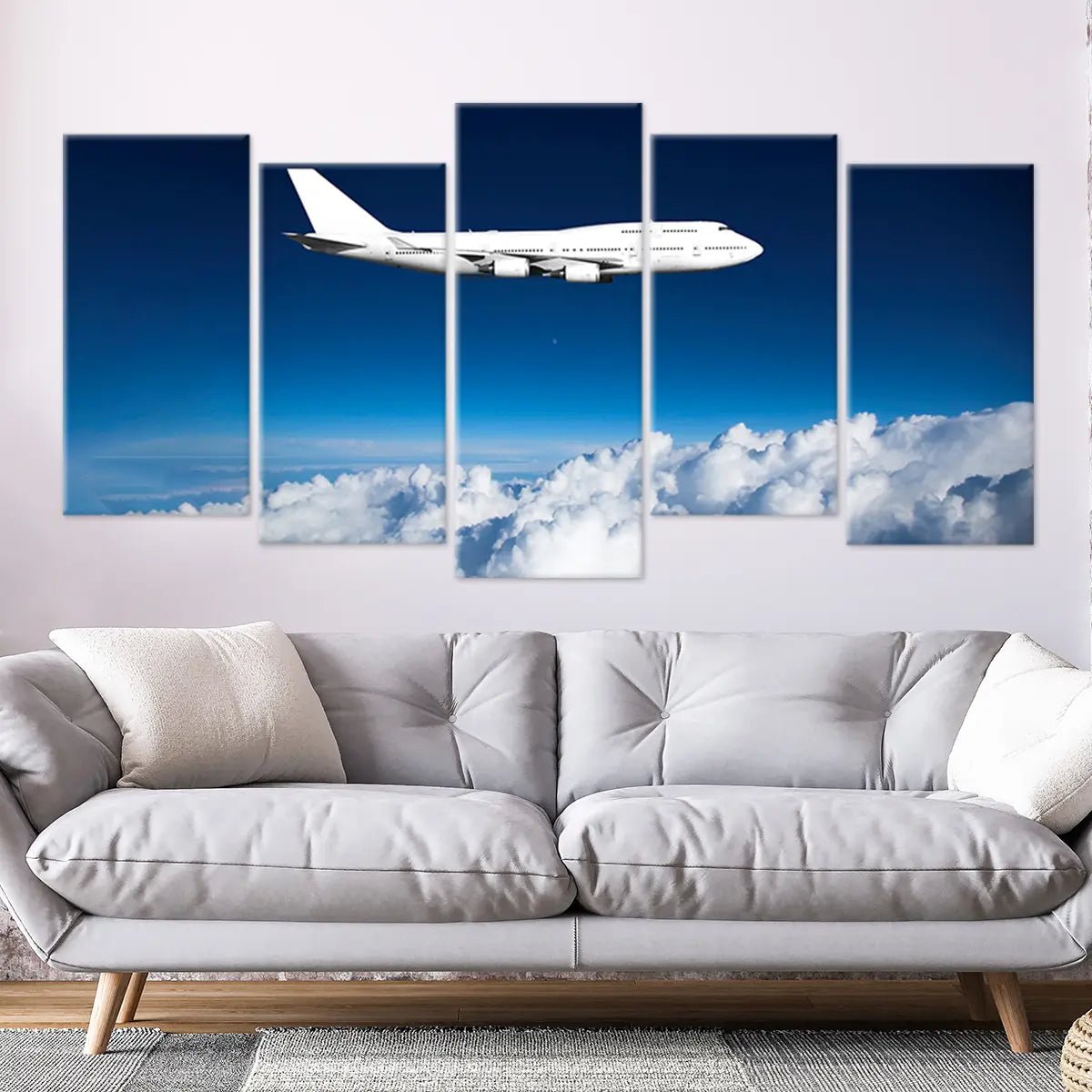 Boeing 747 Airplane Wall Art-Stunning Canvas Prints