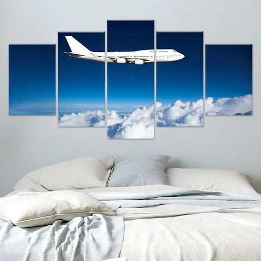 Boeing 747 Airplane Wall Art-Stunning Canvas Prints