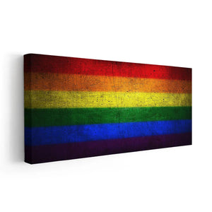 LGBT Rainbow Flag Wall Art Canvas Print-Stunning Canvas Prints