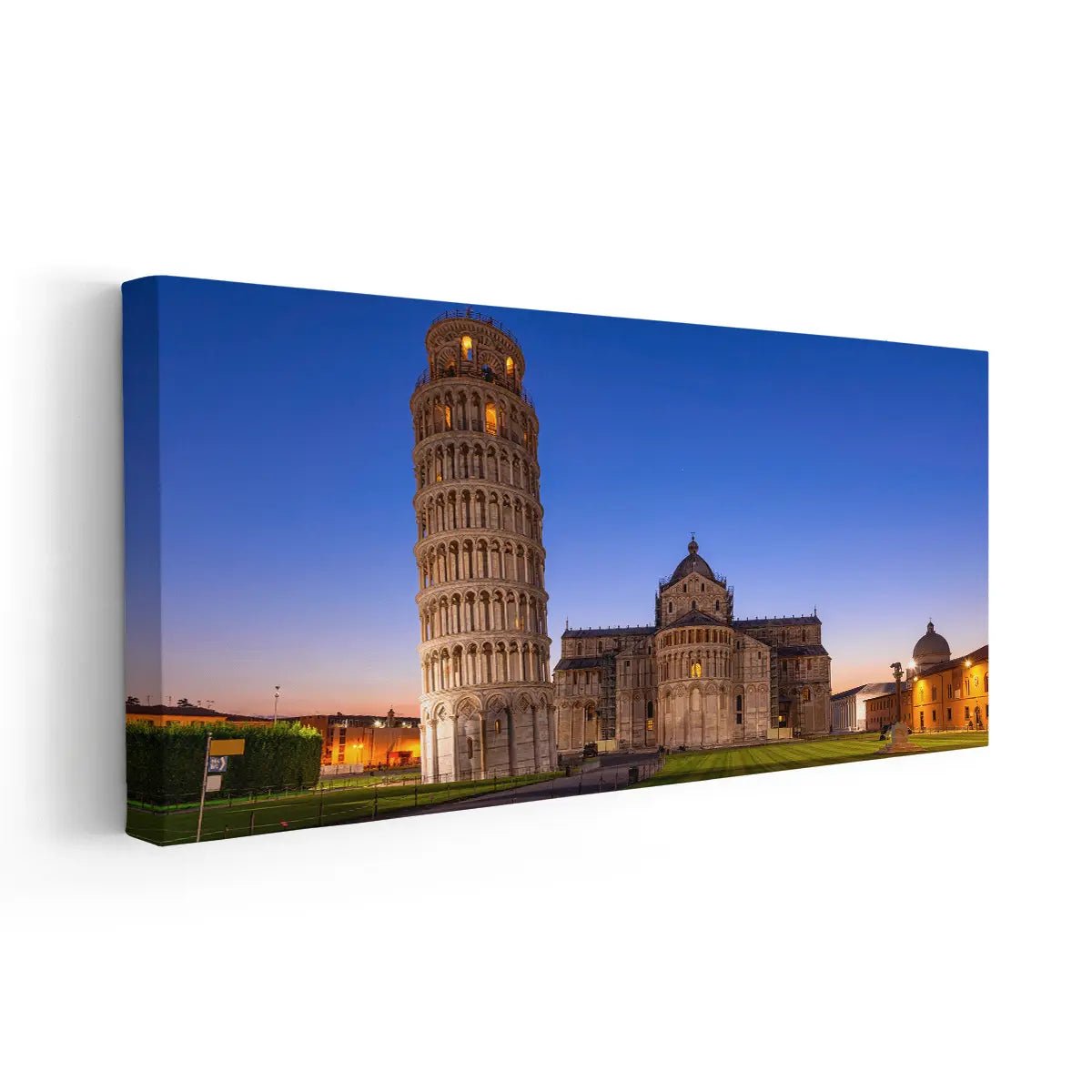 Leaning Tower Of Pizza Skyline Wall Art Canvas-Stunning Canvas Prints