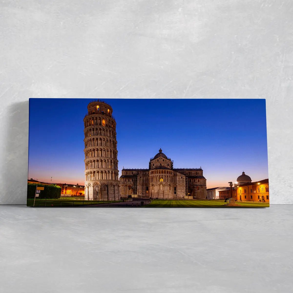 Leaning Tower Of Pizza Skyline Wall Art Canvas-Stunning Canvas Prints