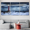 Stormy Sea Lighthouse Wall Art Canvas-Stunning Canvas Prints