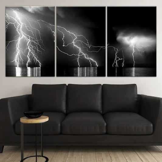 Lightning Strikes Wall Art Canvas-Stunning Canvas Prints